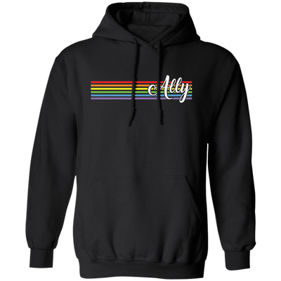 Ally, Ally LGBT, Lgbtq+ Rainbow, Lgbt's Day Gifts Pullover Hoodie