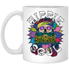 Hippie Soul, Cool Soul, Cool Skull, Hippie Style White Mug