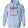 Pastor Nutrition Facts, What Is Pastor, Pastor Meaning Pullover Hoodie