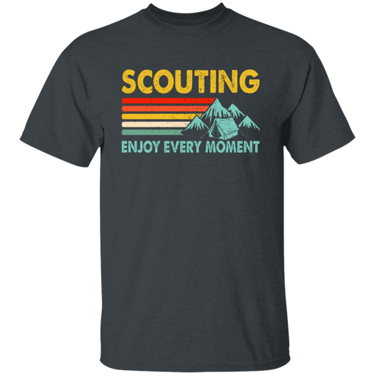 Scouting Enjoy Every Moment, Retro Scouting Unisex T-Shirt
