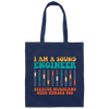 Retro Sound Engineer Because Musicians Need Heroes Too Canvas Tote Bag