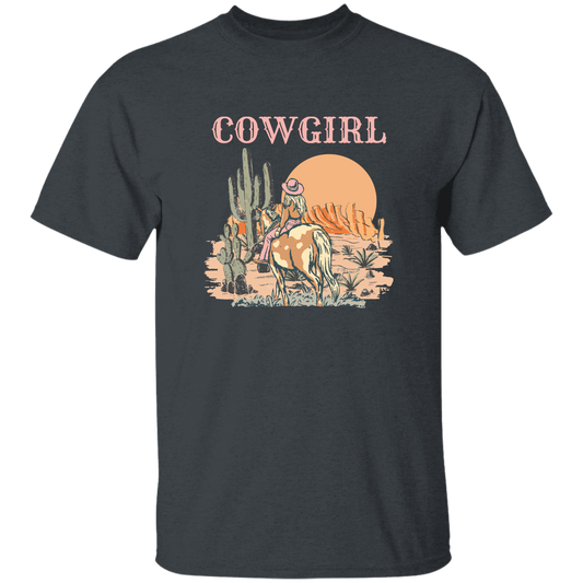 Cowboy Lover Gift, Cowgirl Life In Desert, Long Live Cowgirl Unisex T-Shirt