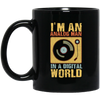 I Am An Analog Man, In A Digital World, Best Digital, Love Digital World Black Mug