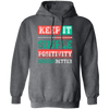 Keep It Simple Positivity Better, Retro Simple Design Pullover Hoodie