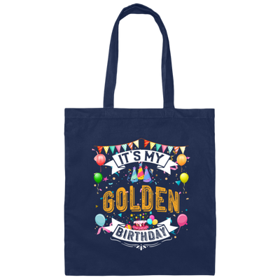 Golden Birthday Cool Classic Birthday Gift Canvas Tote Bag