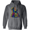 Metal Rock Music Lead Colors, Electric Guitar, Musician Player, Colorful Guitar, Guitarist Pullover Hoodie