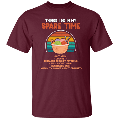 Things I Do In My Spare Time, Retro Knitting, Quilt Vintage Unisex T-Shirt