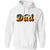 Retro Gift For Dad, With Black Beard, Father's Day Gift Pullover Hoodie