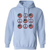 Peace American, Smiley Emotion, Smile America, Peace Smile Pullover Hoodie