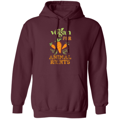 Love Carrot, Carrot Lover Gift, Vegan For Animal Right Pullover Hoodie