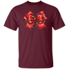 Red Bow, Christmas Light, Love Xmas, Bling Christmas Christmas Unisex T-Shirt