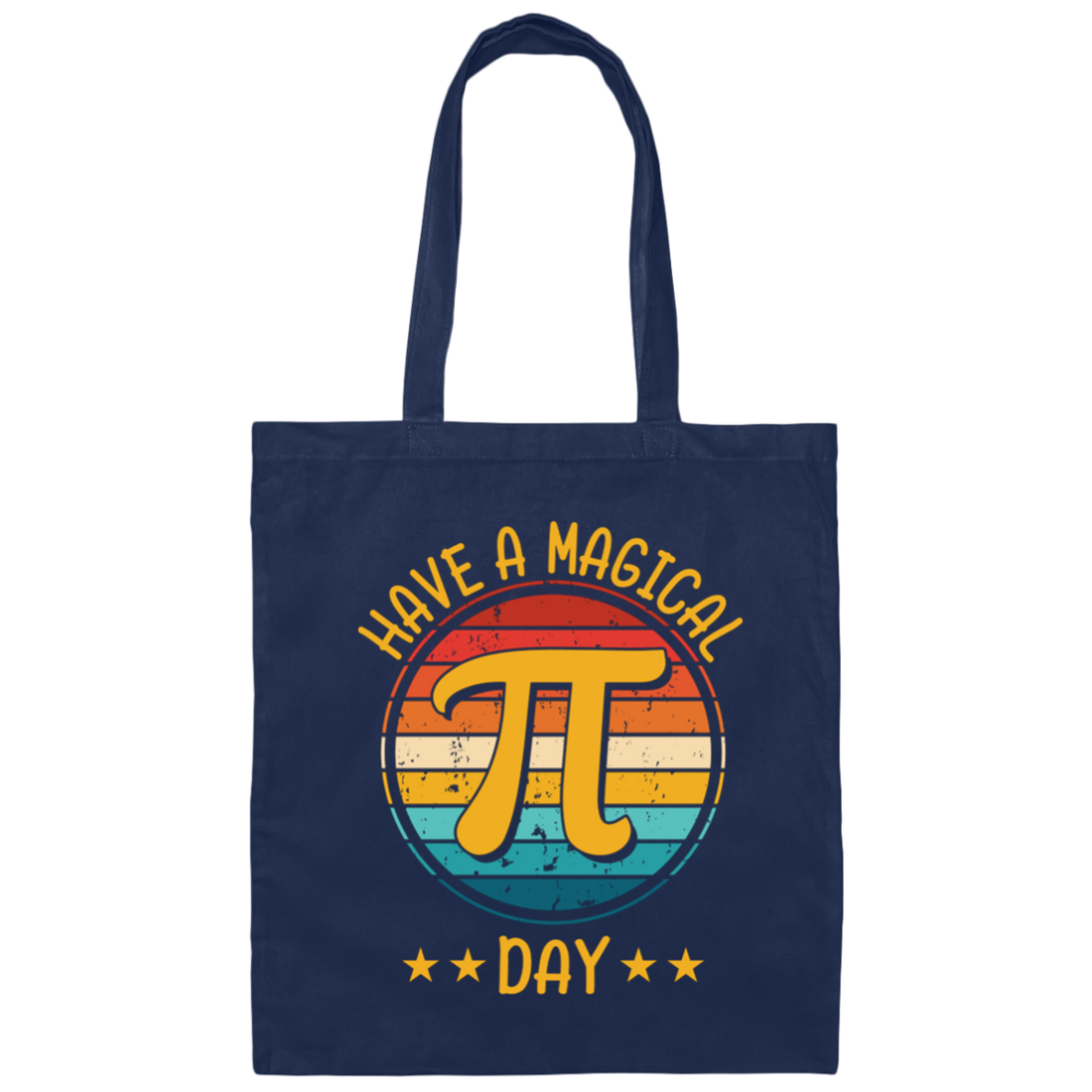 Have A Magical Pi Day, Retro Pi Day, Best Pi Ever Canvas Tote Bag