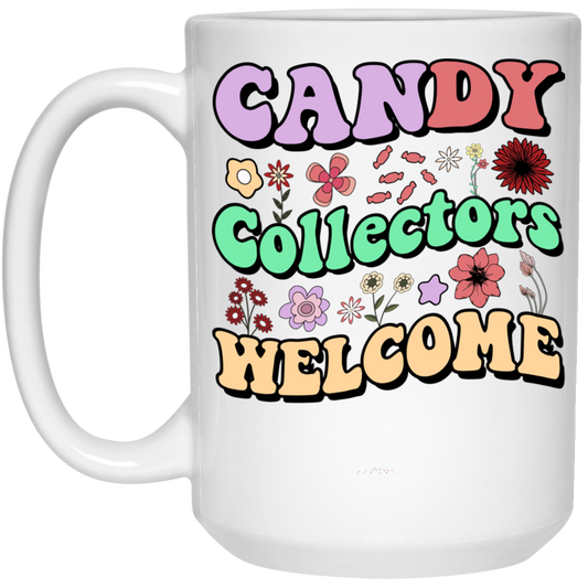 Candy Collectors Welcome, Groovy Sweety Girl White Mug
