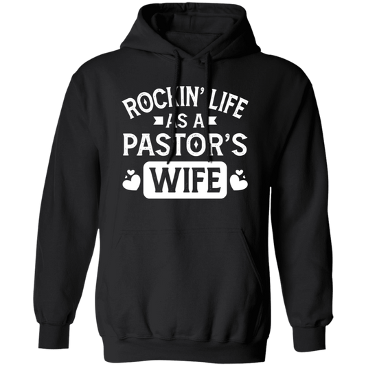 Rocking Life As A Pastor's Wife, Pastor Retro Pullover Hoodie