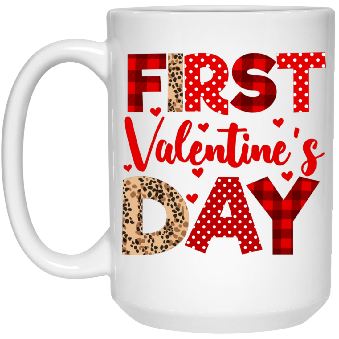 First Valentine's Day, Cute Valentine, Heart Pattern