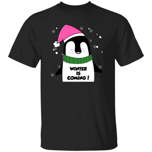 Winter Is Coming, Penguin Christmas, Love Winter, Merry Christmas, Trendy Chrismas Unisex T-Shirt