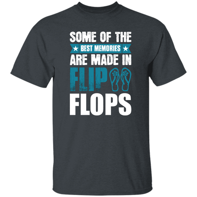 Some Of The Best Memories Are Made In Flip Flops, Flip Flops Retro Unisex T-Shirt