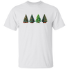 Xmas Tree, Set Of Christmas Trees, Four Xmas Trees, Merry Christmas, Trendy Chrismas Unisex T-Shirt