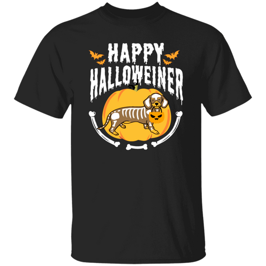 Funny Dachshund, Happy Dachshund, Halloween Gift, Best Halloween Lover Unisex T-Shirt