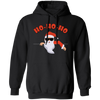 Ho Ho Ho, Funny Santa Claus, Cool Santa, Santa Jump To The House, Merry Christmas, Trendy Christmas Pullover Hoodie