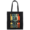 18 Anniversary Gift, Level 18 Complete 18th Canvas Tote Bag