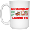 Gingerbread Baking Company, Sugar Spice, Sweet Gingerbread, Merry Christmas, Trendy Christmas White Mug