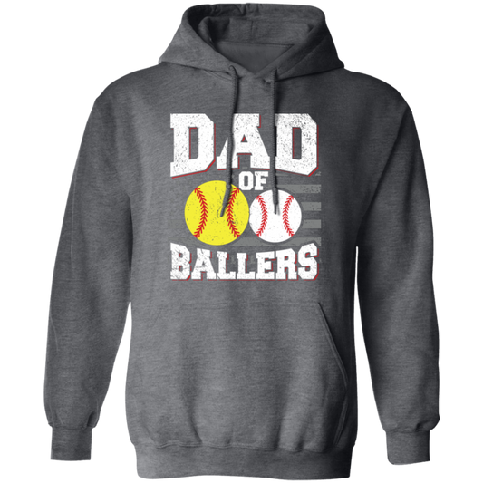 Baseball Sport, Dad Of Ballers, Retro Baseball Player Pullover Hoodie