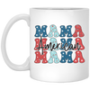 Mama, American Mama, Groovy Mama, Mommy's Day White Mug