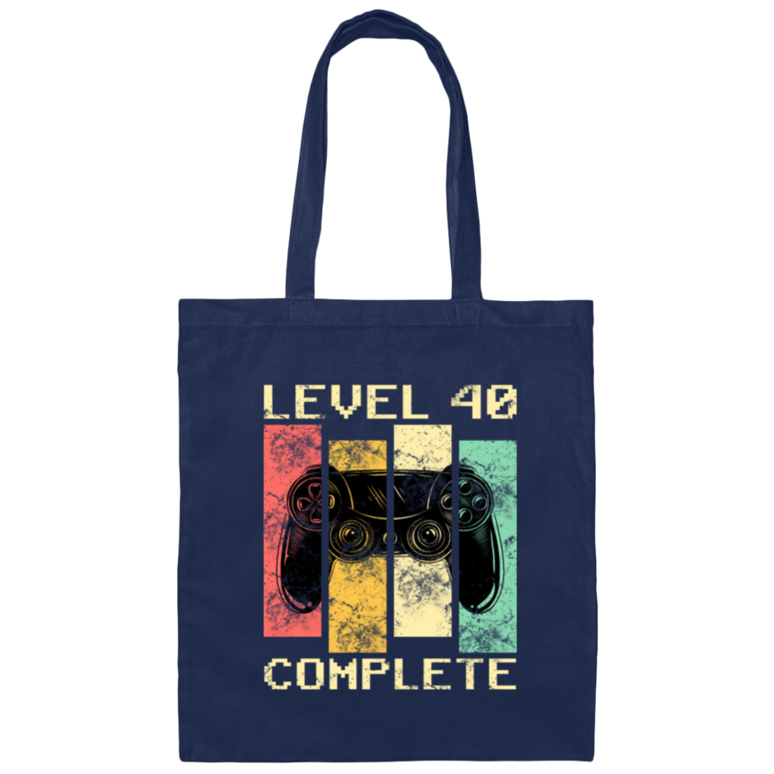 Level 40 Complete 40 Years Old Forty Birthday Gift Canvas Tote Bag