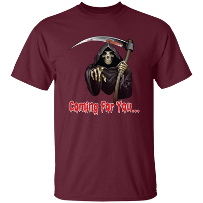 Death Is Coming For You, Horror Halloween, Funny Death Unisex T-Shirt