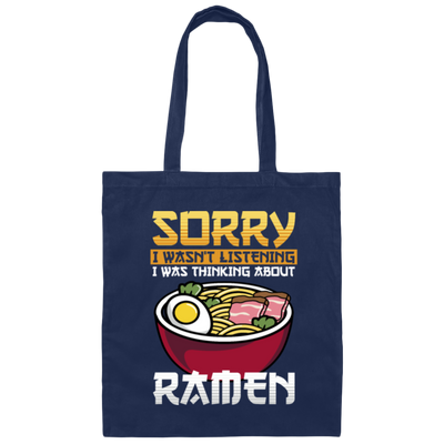 Funny Kawaii Ramen Lovers Noodle Fan Gift Canvas Tote Bag