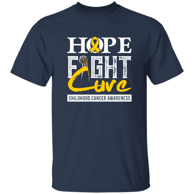 Childhood Cancer Awareness, Hope Fight Cuve, Healing Childhood Unisex T-Shirt