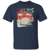 Gift For Drummer Retro Drums Passionate About Music Perfect For Orchestras Unisex T-Shirt