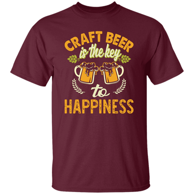 Craft Beer Is The Key To Happiness, Craft Beer, Happiness Unisex T-Shirt