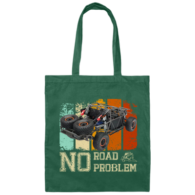 Sport Car Lover, No Road Problem Gift, Retro Ccar Lover Canvas Tote Bag