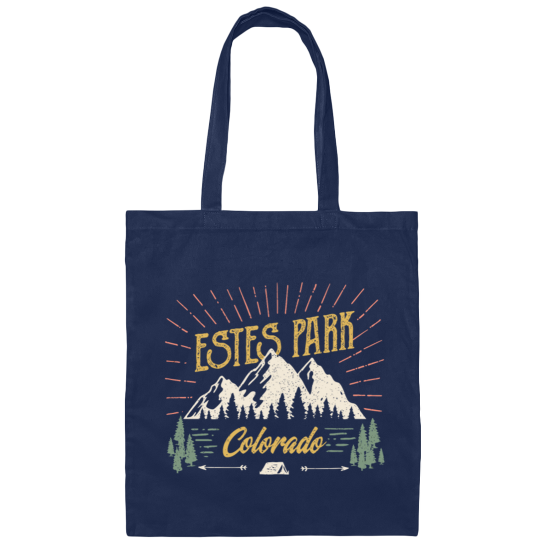 Colorado Park, National Park Lover, Estes Park Lover, Best Park Gift Canvas Tote Bag