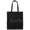 Retro Sansbike In Heartbeats Gift Canvas Tote Bag