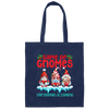 Game Of Gnomes Christmas Is Coming Cute Gnome Canvas Tote Bag