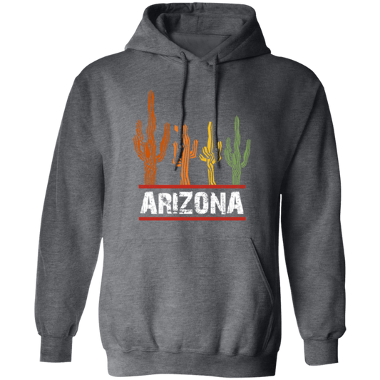 Arizona US State, Cactus Retro, Love Cactus, Best Of Cactus, Love Arizona Pullover Hoodie