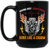 Mechanic Motor Engine, Motorsport Love Gift, Runs Like A Charm Black Mug