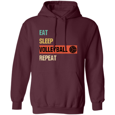 Eat Sleep Volleyball Repeat, Love Sport, Best Volleyball, Love Balls Pullover Hoodie