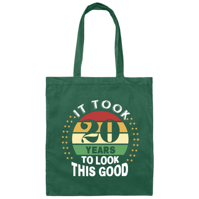 Took 20 Years To Look This Good Canvas Tote Bag