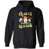 Spooky Season, Spooky Mushroom, Groovy Mushroom Pullover Hoodie