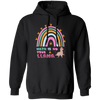 Math Is No Problem, No Prob-llama, Math Rainbow Pullover Hoodie