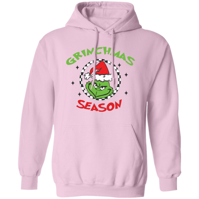 Grinchmas Season, Love Grinch, Merry Christmas, Trendy Christmas Pullover Hoodie