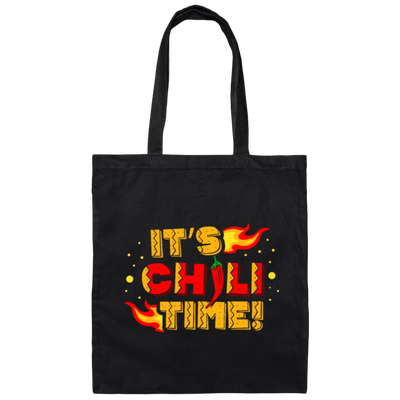 Love Spicy Its Chili Time I Love Spicy Food Gift Canvas Tote Bag