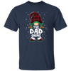 The Dad Gnome Present For Family, Xmas Cute Gnome Lover Unisex T-Shirt