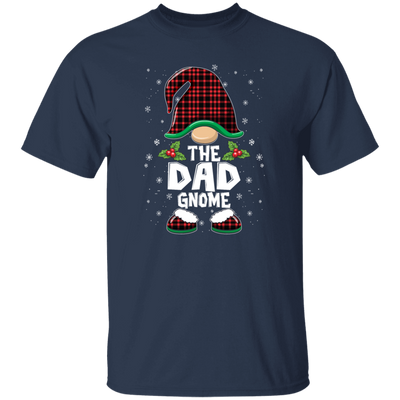 The Dad Gnome Present For Family, Xmas Cute Gnome Lover Unisex T-Shirt