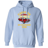 Carry On My Wayward Son, Red Car, Classic Car Pullover Hoodie