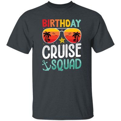 Birthday Cruise Squad, Retro Beach, Retro Birthday Unisex T-Shirt